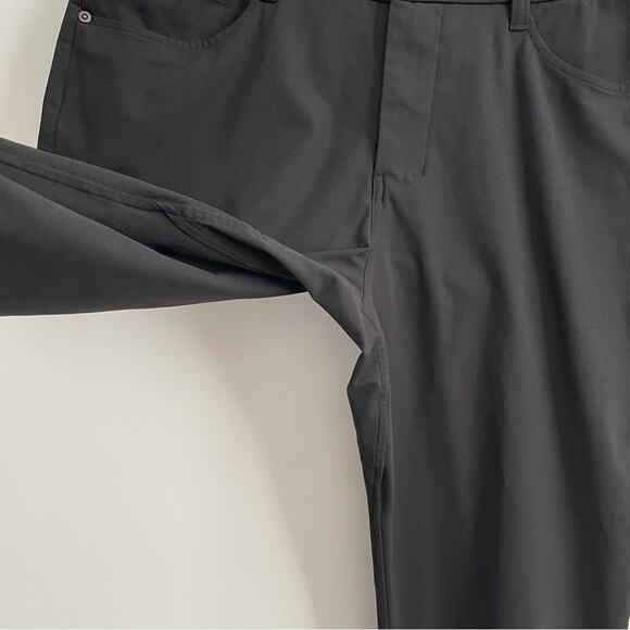 Lululemon | Men’s ABC Slim-Fit 5 Pocket Pant Warpstreme Black Business Casual 32 - Picture 5 of 10